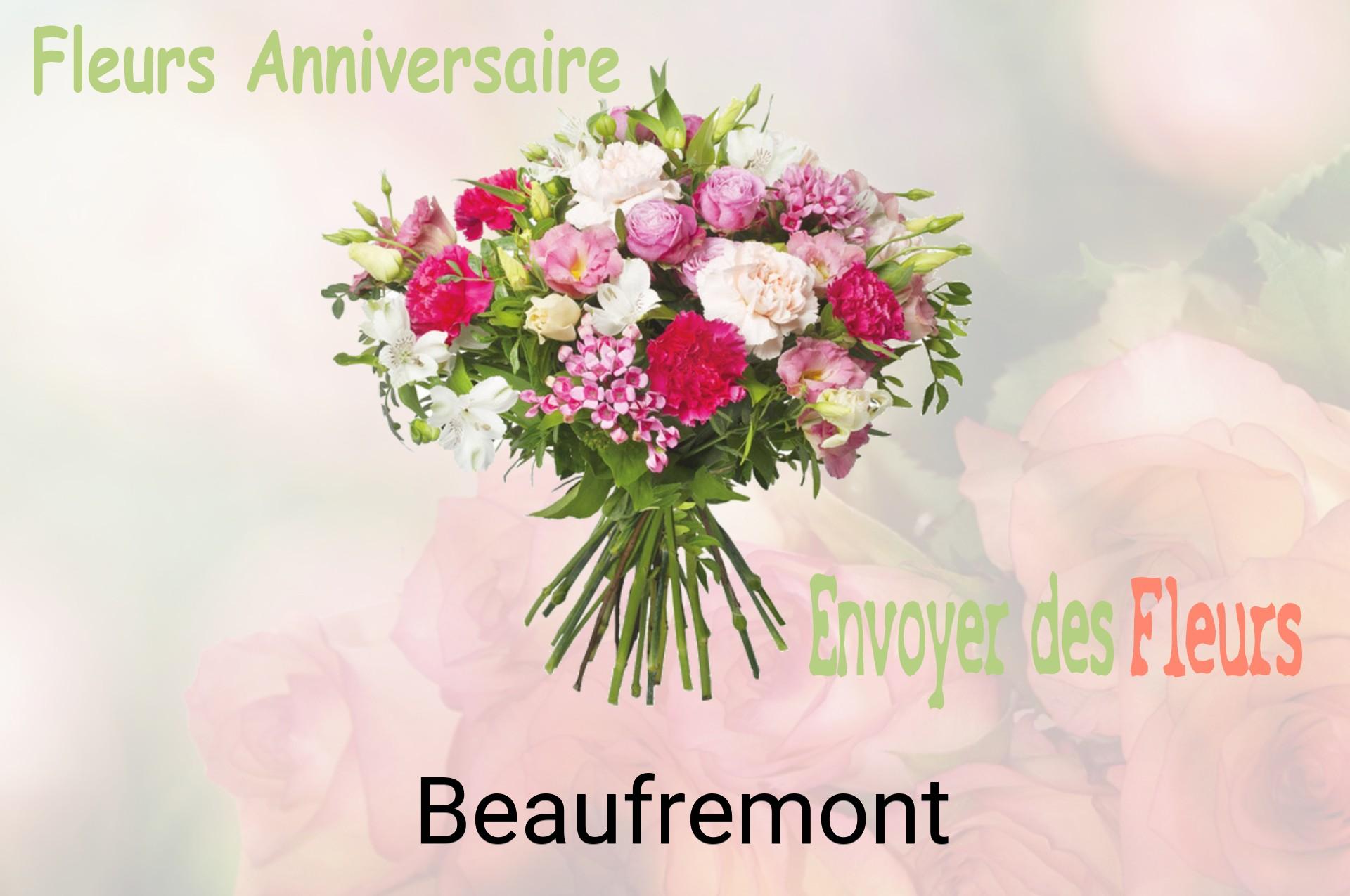 Bouquet de fleurs d’anniversaire livré à Beaufremont