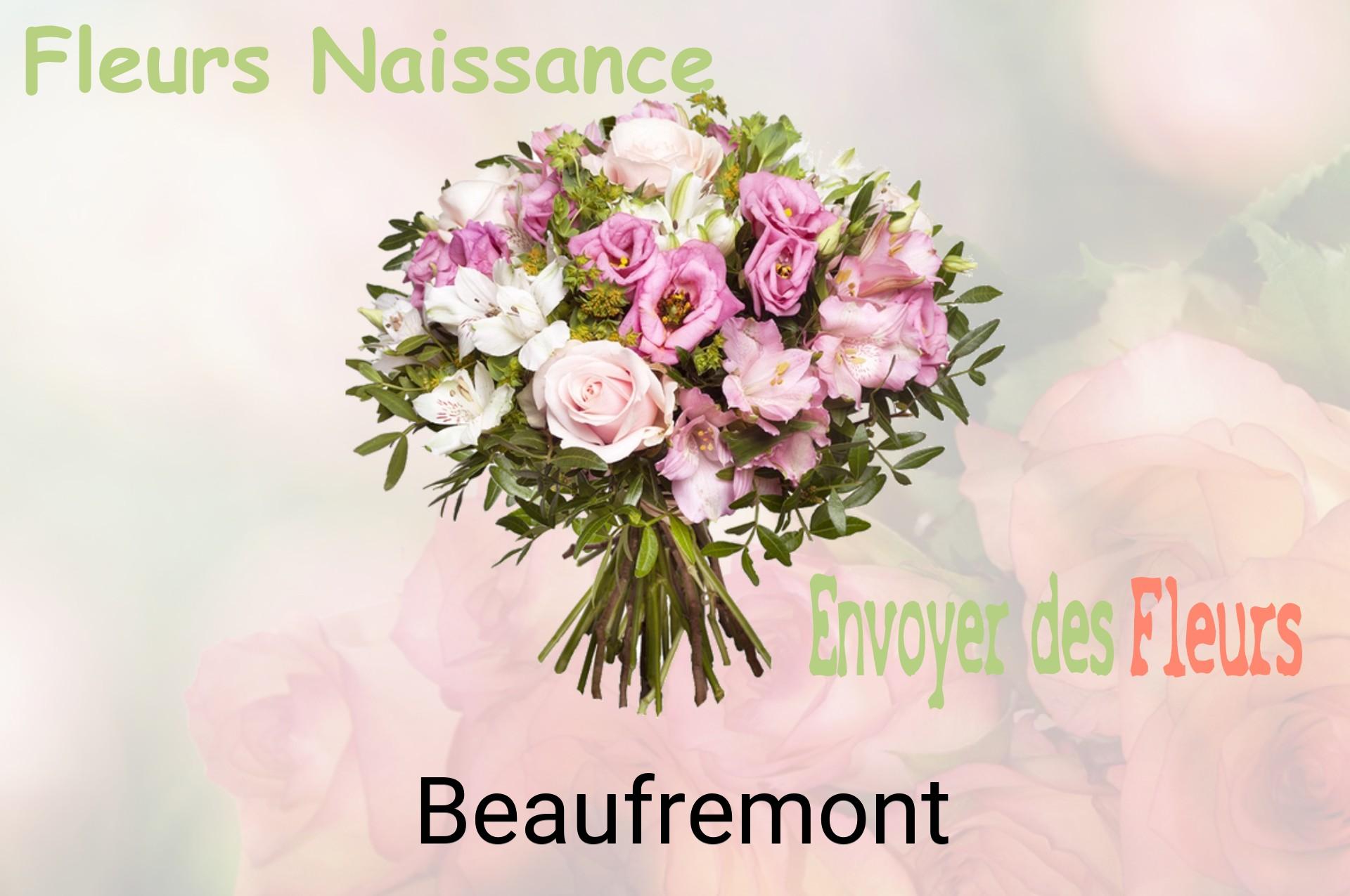 Bouquet de fleurs de naissance livré à Beaufremont